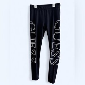 GUESS Navy Blue Leggings with Bold Logo